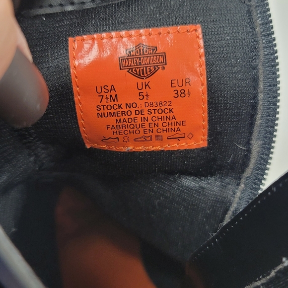 Harley-Davidson Boots Sz 7.5 - Picture 6 of 8